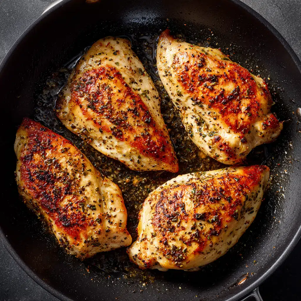 Cooking chicken for chicken Alfredo recipe