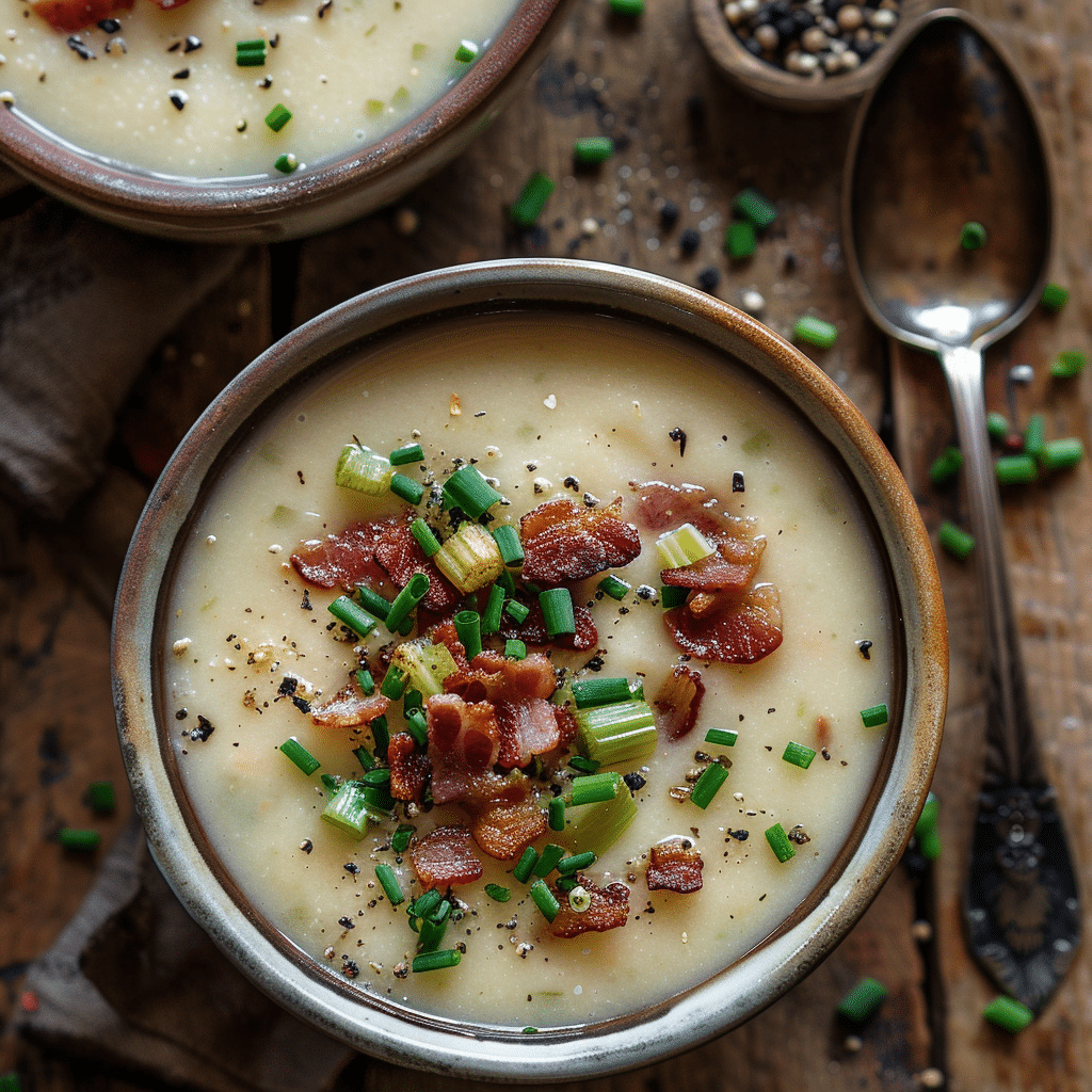 cauliflower leek soup
