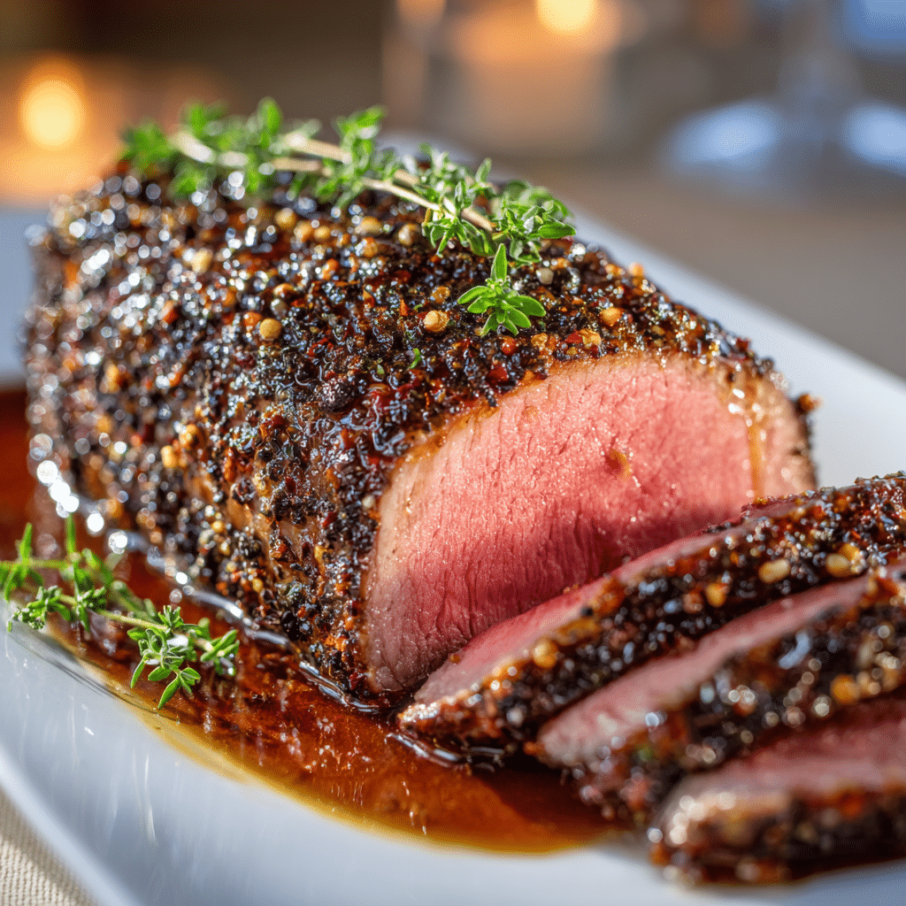 Peppercorn Beef Top Loin Roast